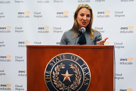 Secretary Hughs Announces Collaboration With AWS Educate To Provide New Statewide Education-To-Workforce Opportunities